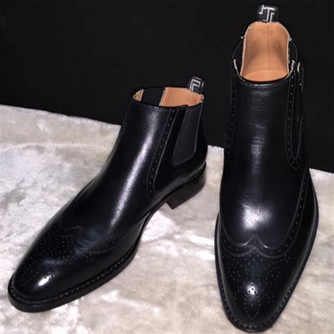 mens versace chelsea boot|Men's Luxury and Designer Boots & Ankle Boots.